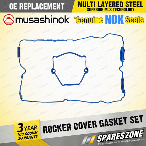 Rocker Cover Gasket Set - 2 Bolt Holes for BMW 118i 120i E82 E87 E88 316Ti E46