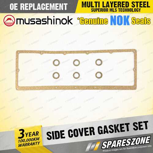 Side Cover Gasket Set for Holden E Series EK EJ I6 12V 2.3L CARB 05/1961-08/1963