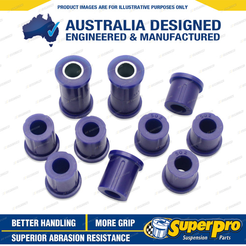 SuperPro Rear Leaf Spring Bush Kit for Mazda B-Serie Bravo UF UN 4WD 1985-2005