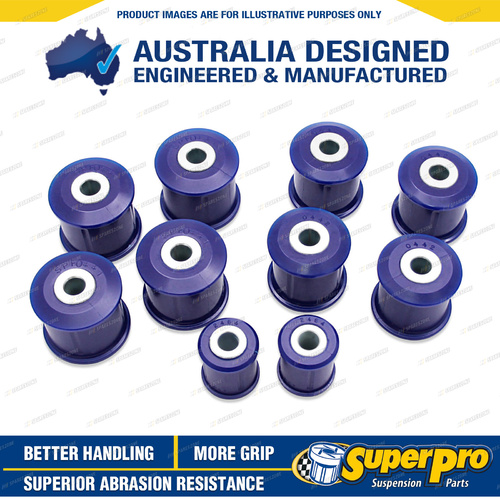 SuperPro Rear Trailing Arm Panhard Rod Bush Kit for Toyota LandCruiser 100 Ser