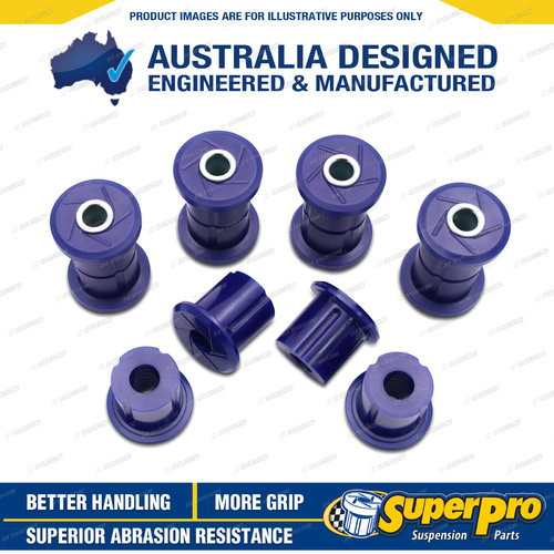 Rear Leaf Spring Bush Kit for Toyota LandCruiser 79 Series Suits OE Shackles