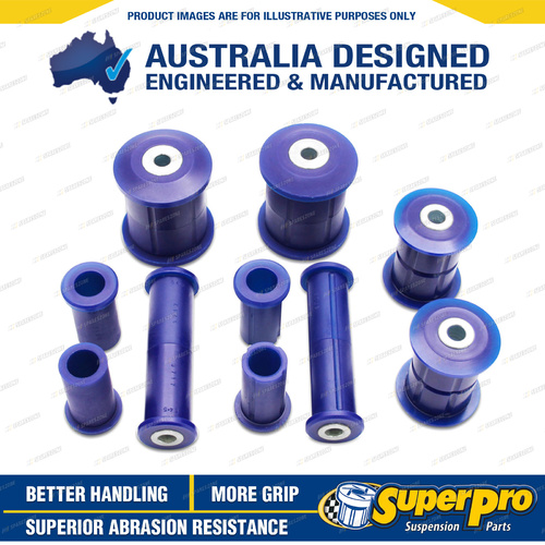 SuperPro Rear Spring Rear Bush Kit All for Volkswagen Amarok 4motion RWD 10-23