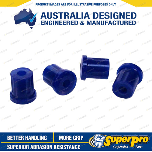 SuperPro Rear Spring Rear Bush Kit All for Mazda 1200 R100 FA2 1968-1972