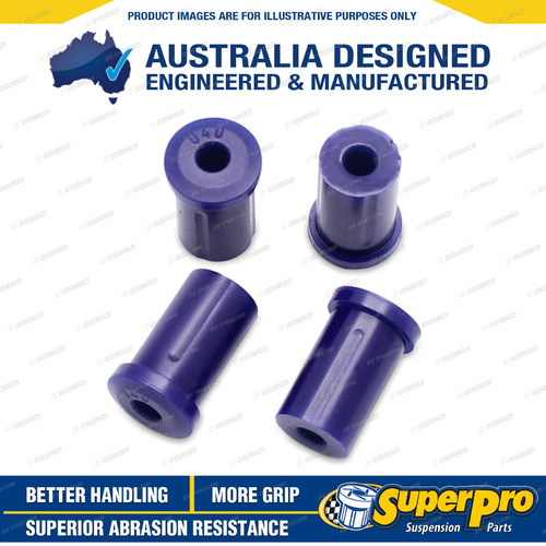 SuperPro Rear Spring Shackle Upper Bush Kit for Mazda 808 FA3 1300 RX-3 12A