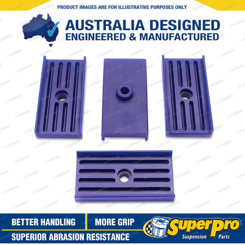 SuperPro Rear Leaf Spring Saddle Mount Bush Kit for Ford Fairlane ZF ZG ZH ZJ