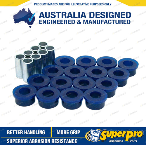 SuperPro Rear Control Arm Lower Inner Outer Bush Kit for Holden Astra LD