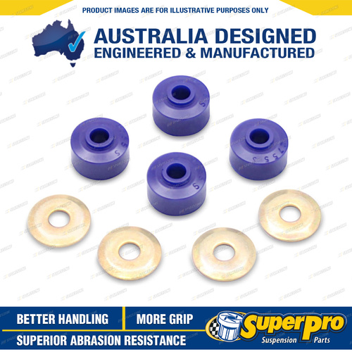 SuperPro Front Sway Bar Link Rod Replacement Bush Kit for Holden Commodore VU