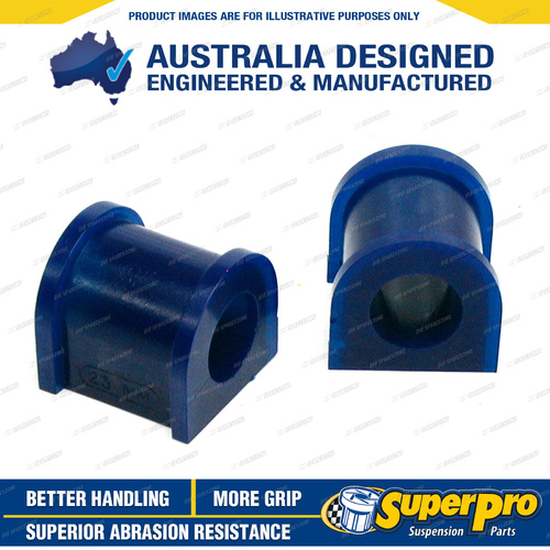 SuperPro 22mm Rear Sway Bar Mount Bush Kit for Toyota LandCruiser 100 Series