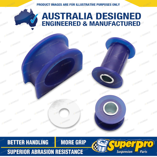 SuperPro Front Steering Rack Pinion Mount Bush for Toyota Hilux _N180 185 Power