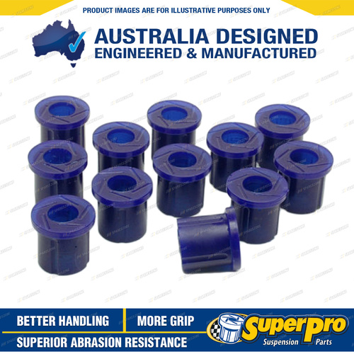 SuperPro Heavy Duty Rear Leaf Spring Bush Kit for Toyota Hilux LN RN YN 65 67