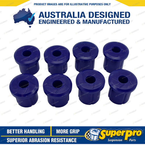 SuperPro Rear Leaf Spring Shackle Bush Kit Rear for Toyota LandCruiser 76 78 79