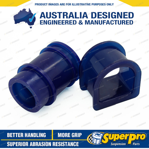 SuperPro Front Steering Rack Pinion Mount Bush Kit for Suzuki Swift MK 1 83-89