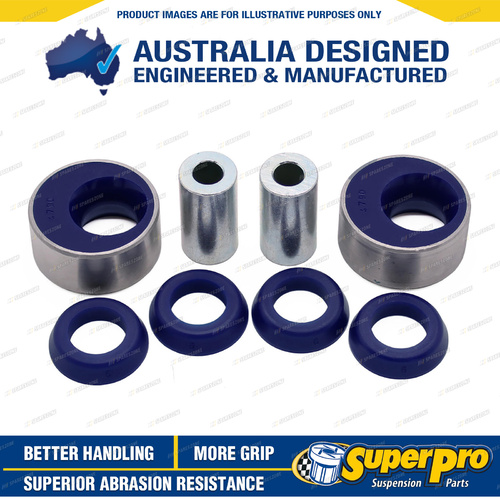 SuperPro Front Control Arm Lower Rear Bush Kit Double Offset for Suzuki Alto GF