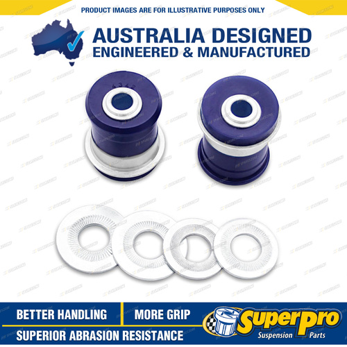 SuperPro Front Control Arm Lower Inner Front Offset Kit for Toyota Hilux GGN GUN