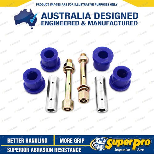 SuperPro Rear Greasable Pin and Bush Kit Front Eye for Mitsubishi Triton MQ MR