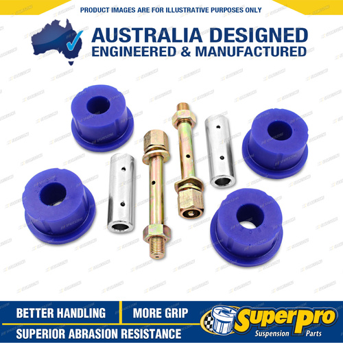 SuperPro Rear Greasable Pin and Front Eye Bush Kit for Ford Ranger PX PY 2011-On