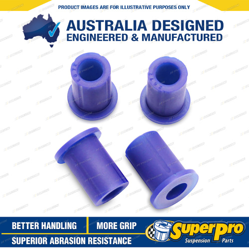 SuperPro Rear Leaf Spring Shackle Bush Kit for Toyota Hilux GUN126R Rogue N80