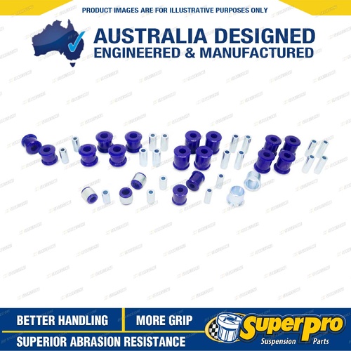 SuperPro Front & Rear Essential Vehicle Kit for Jeep Wrangler JL 2017-On