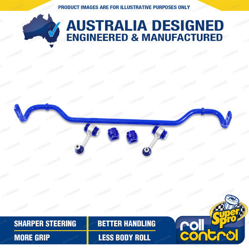 SuperPro Rear 22mm HD 2 Position Blade Adj Sway Bar Link Kit for Seat Leon 5F_