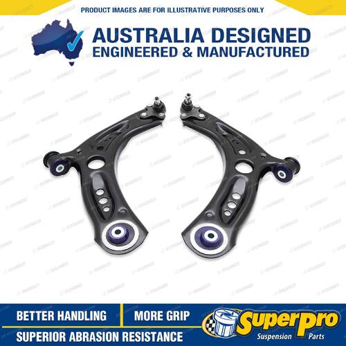 Front SuperPro Offset Control Arm Lower Assembly Kit for Seat Leon 5F 2012-2020