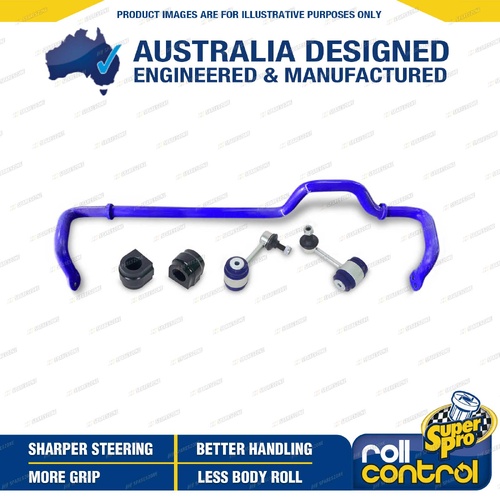 SuperPro Rear 24mm 2 Point Adjustable Sway Bar for Audi A1 8X Quattro 2012-2012