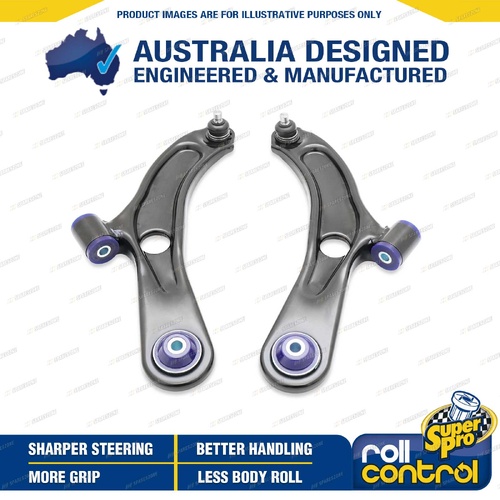 SuperPro Front Lower Control Arm Kit & Ball Joints for Suzuki Swift MK 3 05-10