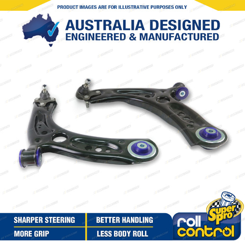 SuperPro Front LH + RH Control Arm Lower Arm Assembly for Seat Leon 5F KL 12-On