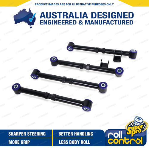SuperPro Front ADJ Rear Lateral Control Arm Kit for Subaru Outback BH BP 98-08