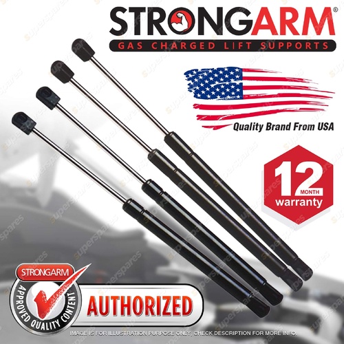 4 Pcs StrongArm Bonnet + Boot Gas Lift Struts for Audi TT 8N Roadster 2003-2006