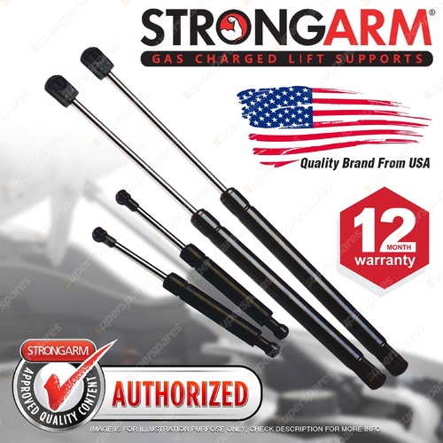 4 Pcs StrongArm Bonnet + Boot Gas Lift Struts for BMW M Series M3 E46 2001-2007