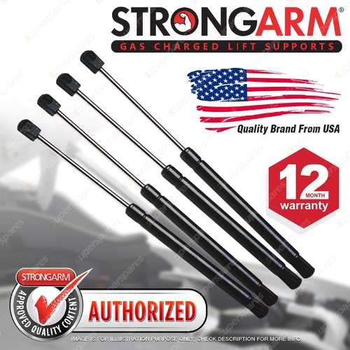 4 Pcs StrongArm Bonnet + Boot Gas Lift Struts for Hyundai Sonata NF 2005-2010