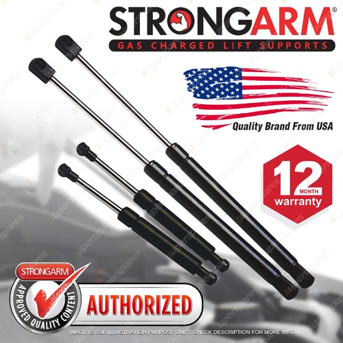 4 Pcs StrongArm Bonnet + Boot Gas Lift Struts for Jaguar X Type 400 2001-2008