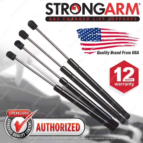 4 Pcs StrongArm Bonnet + Boot Gas Lift Struts for Jaguar XK8 X100 2000-2006