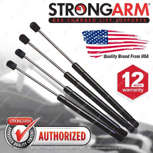 4 Pcs StrongArm Bonnet + Boot Gas Lift Struts for Jaguar XK8 XKR X100 2000-2006