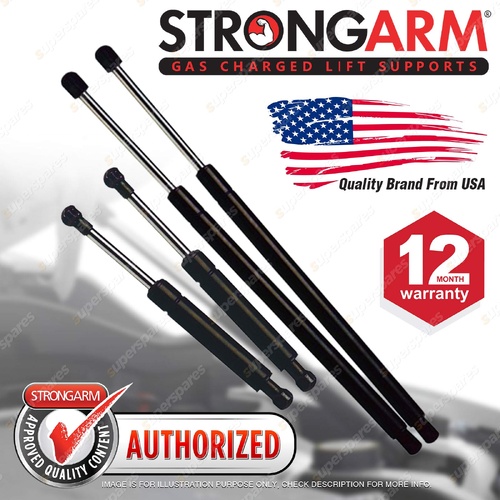 4 Pcs StrongArm Bonnet + Boot Gas Lift Struts for Lexus LS430 UCF30R 2000-2007