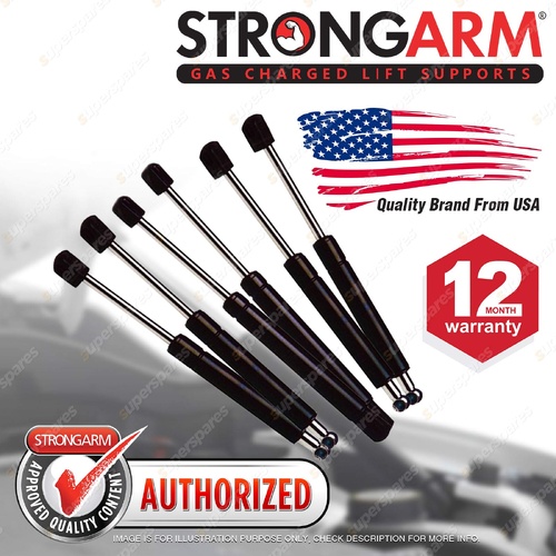 6 x StrongArm Bonnet + Glass + Lift Gate Gas Lift Struts for Hyundai Santa Fe SM