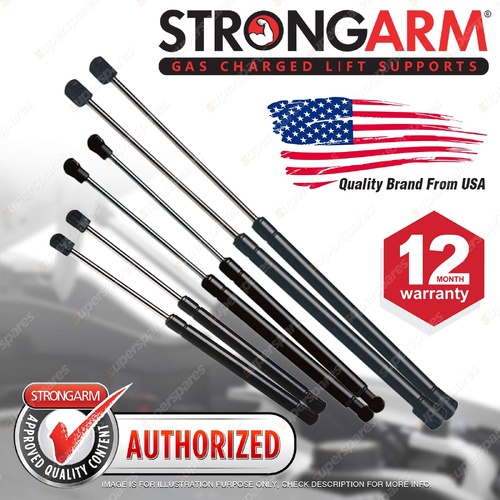 6 x StrongArm Bonnet + Glass + Tailgate Gas Lift Struts for Ford Territory SX SY