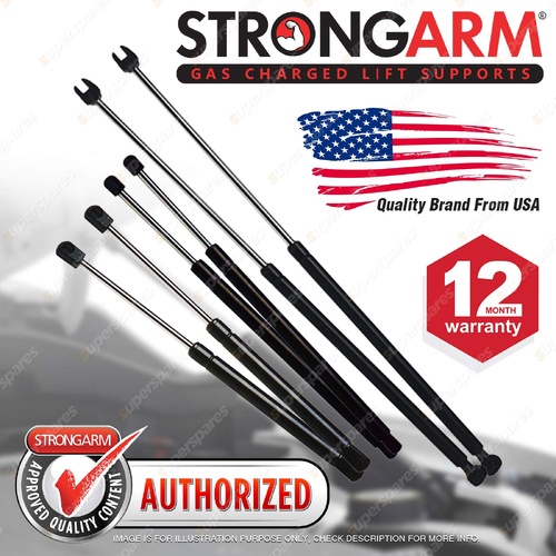 6 Pcs StrongArm Bonnet + Glass + Tailgate Gas Struts for Nissan Pathfinder R51
