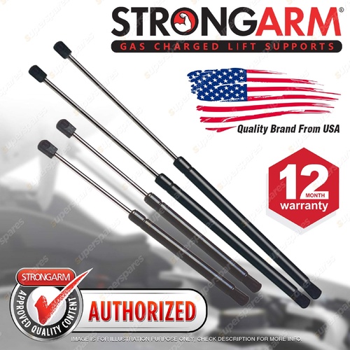 4 x StrongArm Bonnet + Hard Lid Gas Struts for Ford Falcon BA BF without Spoiler