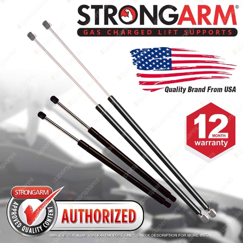 4 Pcs StrongArm Bonnet + Hatch Gas Lift Struts for Chevrolet Corvette C4 89-96