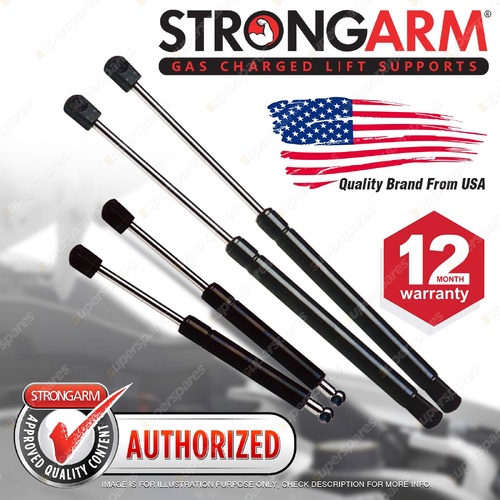 4 Pcs StrongArm Bonnet + Hatch Gas Lift Struts for Holden Astra AH CD 2004-2007