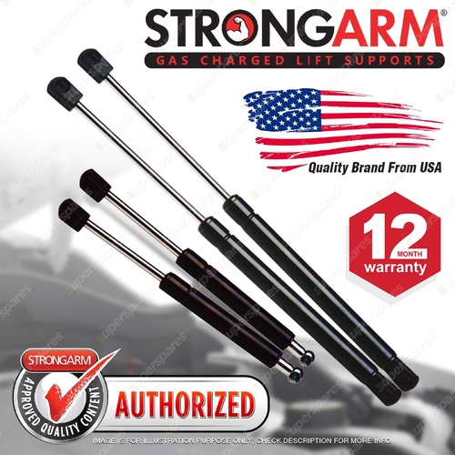 4 Pcs StrongArm Bonnet + Hatch Gas Lift Struts for Hyundai Tiburon GK No Spoiler