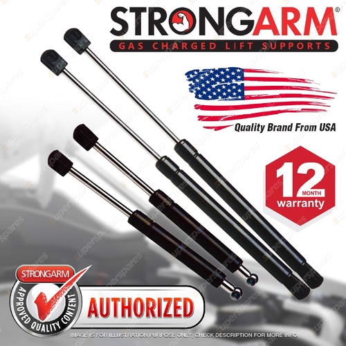 4 Pcs StrongArm Bonnet + Hatch Gas Lift Struts for Hyundai Tiburon GK Spoiler