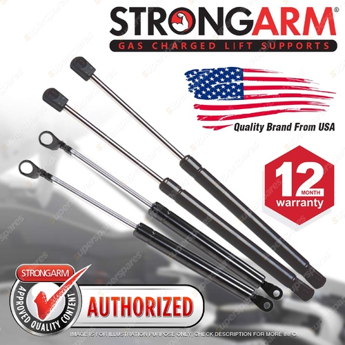 4 x StrongArm Bonnet + Hatch Gas Struts for Nissan 300ZX Grey Import Z31 2 Seat
