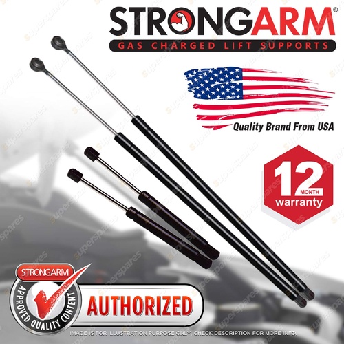 4 x StrongArm Bonnet + Hatch Gas Lift Struts for Pontiac Firebird Transam 98-02
