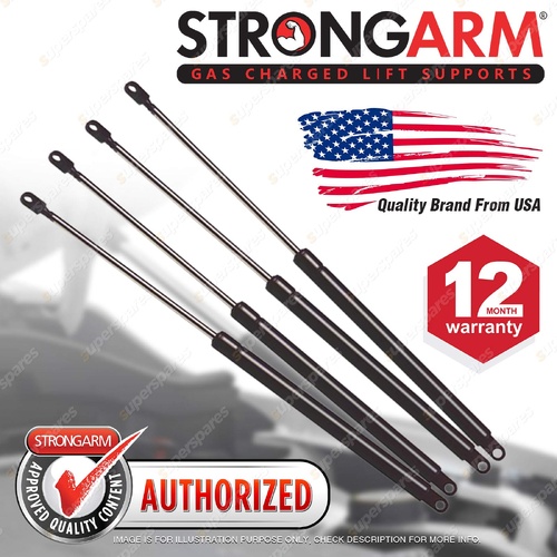 4 Pcs StrongArm Bonnet + Hatch Gas Lift Struts for Saab 9000 YS3C 1986-1986