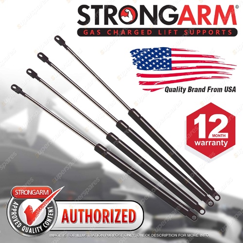 4 Pcs StrongArm Bonnet + Hatch Gas Lift Struts for Saab 9000 YS3C 1987-1993