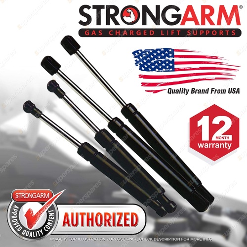 4 Pcs StrongArm Bonnet + Lift Gate Gas Lift Struts for BMW X5 Series E53 00-07
