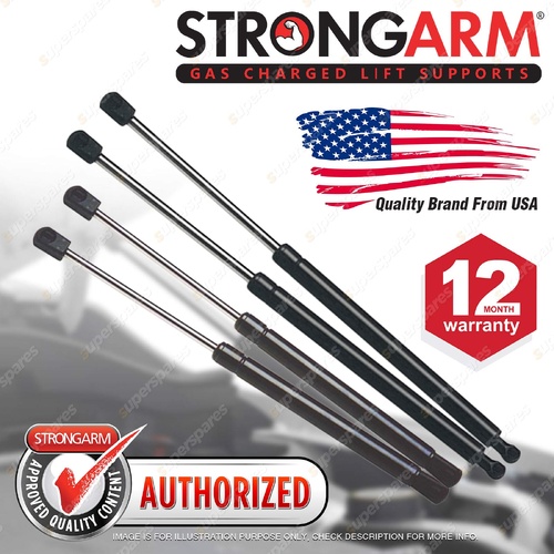 4 Pcs StrongArm Bonnet + Lift Gate Gas Lift Struts for BMW X3 Series E83 04-11