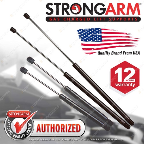 4 Pcs StrongArm Bonnet + Lift Gate Gas Struts for Lexus RX350 GSU35 RX400h MHU38